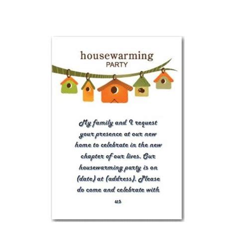 Free Printable Housewarming Party Invitation Templates