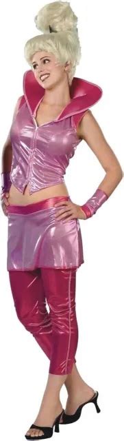 Judy Jetson The Jetsons Cartoon Pink Space Dress Up Halloween Sexy Adult Costume 48 93 Picclick