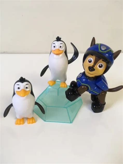 Paw Patrol Rescue Set Spy Chase And Penguins Complete Set Htf Euc Toy