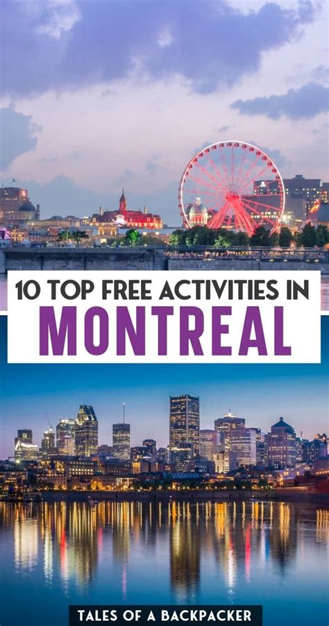 Free Things to do in Montreal Canada in 2021 | Montreal travel, Canada ...