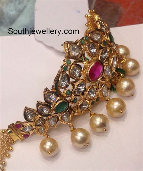 2 In 1 Choker Cum Armlet Indian Jewellery Designs