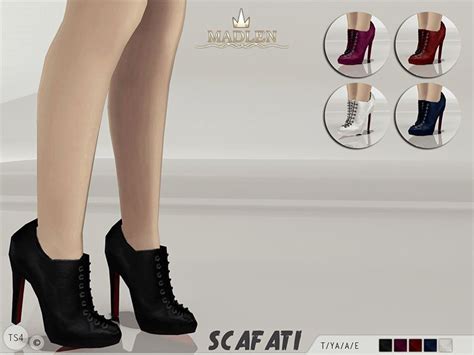 Madlen Scafati Boots Found In Tsr Category Sims 4 Shoes Female Sims