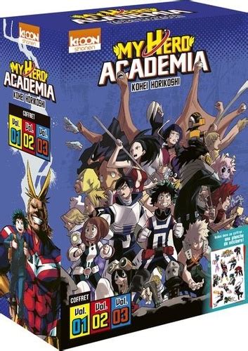 My Hero Academia Coffret En 3 Volumes Tome 1 De Kohei Horikoshi