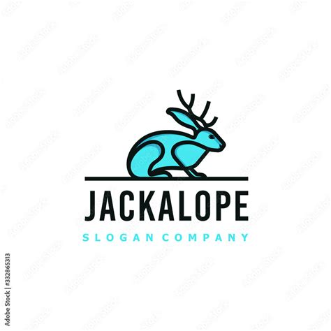 Jackalope Logo Design Awesome Jackalope Logo A Jackalope Logotype