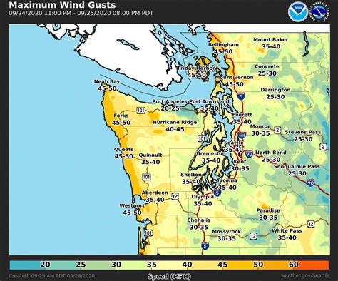 Seattle Could See Mph Winds On Friday As Storm System Rolls Through