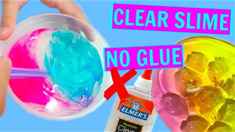 Diy Slime Without Glue How To Make Slime With No Glue Glueless Slime