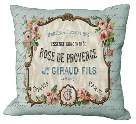 French Rose Aqua Perfume Label In Choice Of 14x14 16x16 18x18 20x20