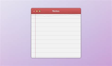 Blank Notepad Psd Free Download