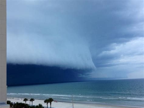 Shelf Cloud In Daytona Beach Florida Daytona Beach Science Nature