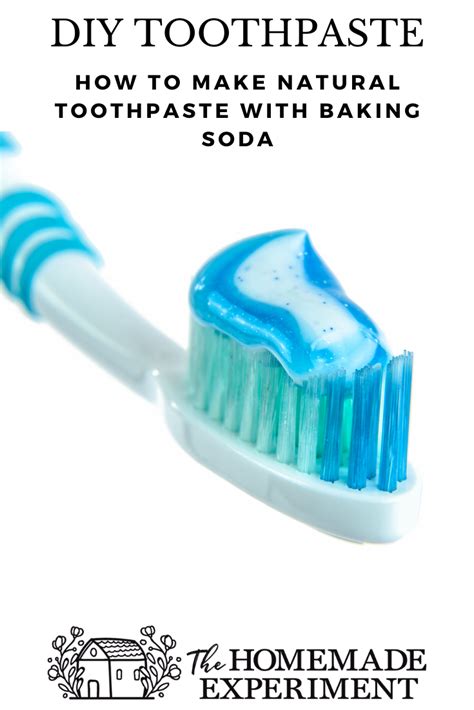 How To Make Baking Soda Toothpaste Baking Soda Toothpaste Diy
