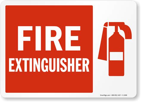 Fire Extinguisher Signs Fire Extinguisher Safety Signs