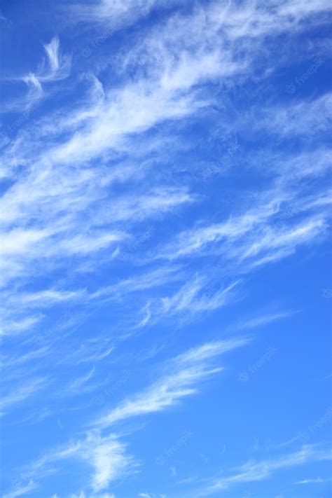 Premium Photo Sky Background Clouds In The Blue Sky Vertical