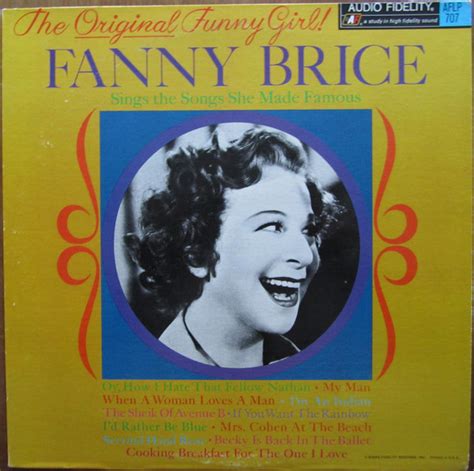 Fanny Brice The Original Funny Girl 1968 Vinyl Discogs