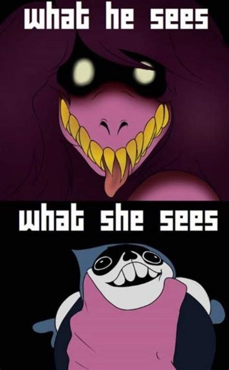 What You See Vs What She Sees Deltarune Know Your Meme