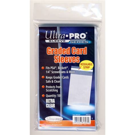 See our picks for the best 10 card sleeves in uk. Ultra Pro Graded Card Sleeves Pack of 100 | Steel City Collectibles