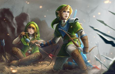 Hyrule Warriors Legends Wars End Featuring Link And Linkle By