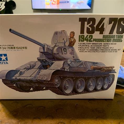 Tamiya Toys Tamiya 3549 35 Russian Tank T3476 1942 Model Poshmark