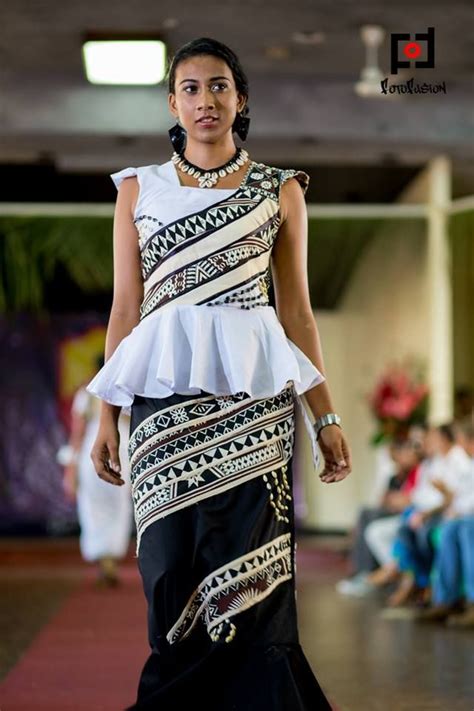 Fijian Sulu N Jaba Tapa Print Photo Taken By Fotofusion New Dress