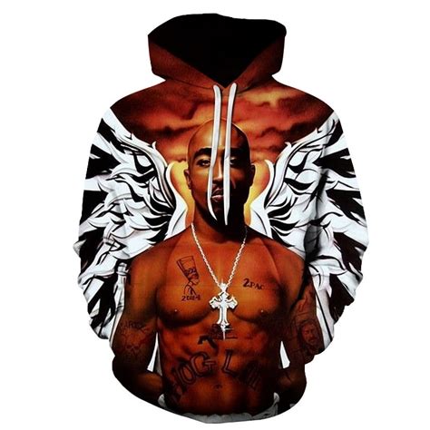 Low Price And Fast Shipping New Women Men Rapper 2pac Tupac Shakur 3d