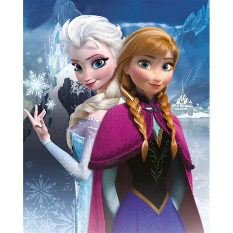 Please reblog or share only. Frozen (Anna and Elsa) - 40x50cm Canvas Homeware | TheHut.com