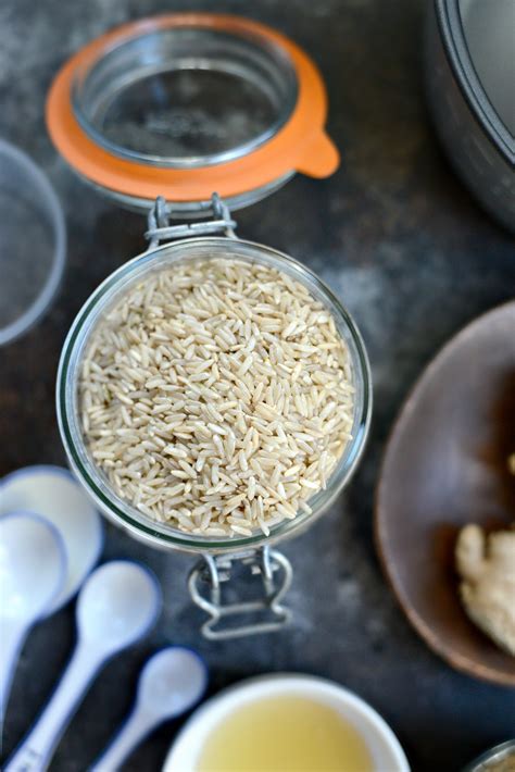 Ginger Sesame Brown Rice Simply Scratch