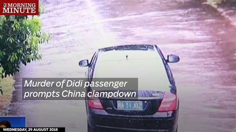 Murder Of Didi Passenger Prompts China Clampdown Youtube