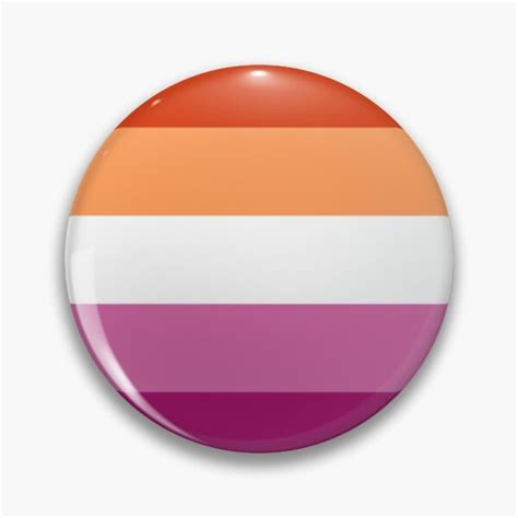 lesbian pride flag pin for sale by calchamomile redbubble