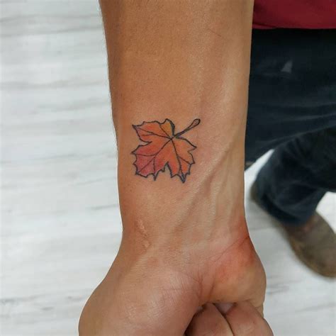 11 Perfectly Edgy Leaf Tattoos To Celebrate The Fact That Fall Is