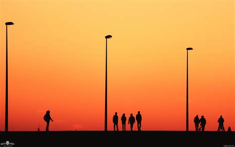 People Sunset Silhouette Wallpapers Hd Wallpapers Id 20780