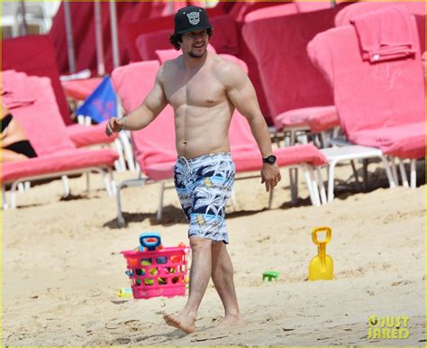 photo mark wahlberg shows off ripped shirtless body in barbados 05 photo 3268496 just jared