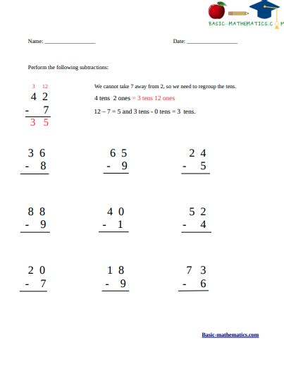 12th Grade Math Worksheets