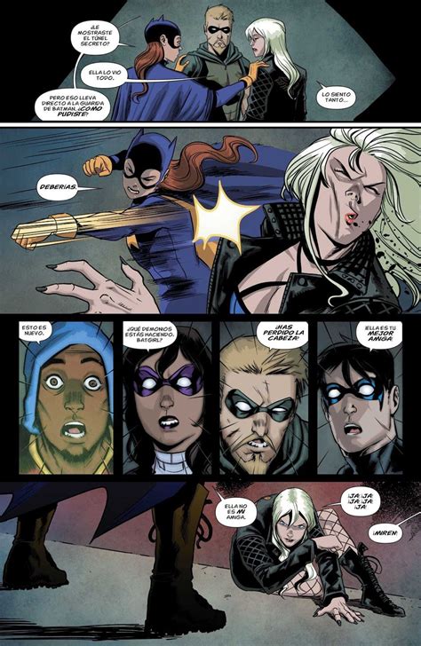 Batgirl Huntress Black Canary Nightwing Green Arrow Nightwing