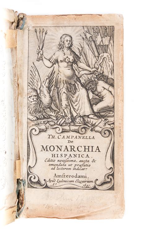 De Monarchia Hispanica Editio Novissima Aucta Emendata Ut Praefatio