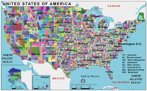 Free Usa States And Counties Map States And Counties Map