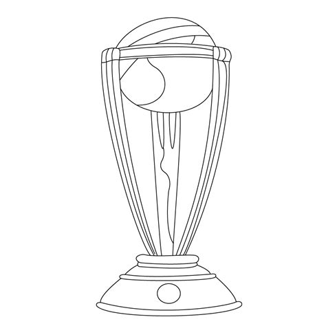 World Cup Trophy Coloring Page World Cup