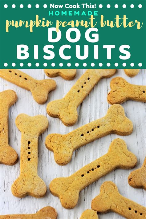 These Homemade Pumpkin Peanut Butter Dog Biscuits Are Easy To Make And