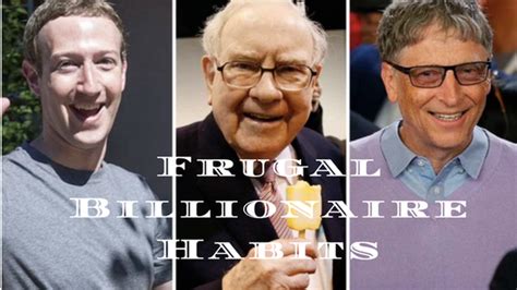 Habits Of Frugal Billionaires The Frugal Lifestyle