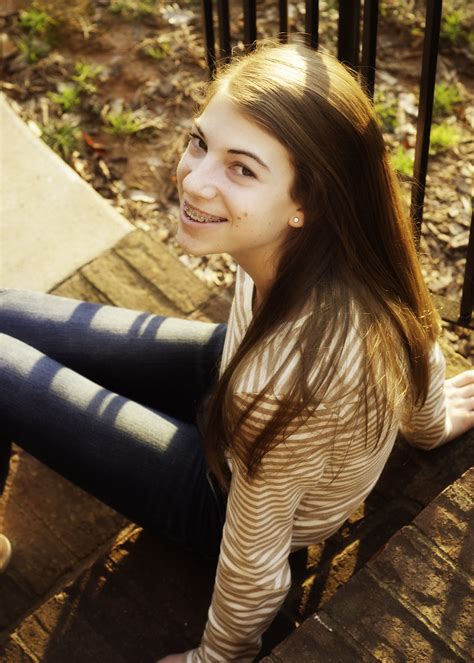 on steps girl smile carissa rogers flickr