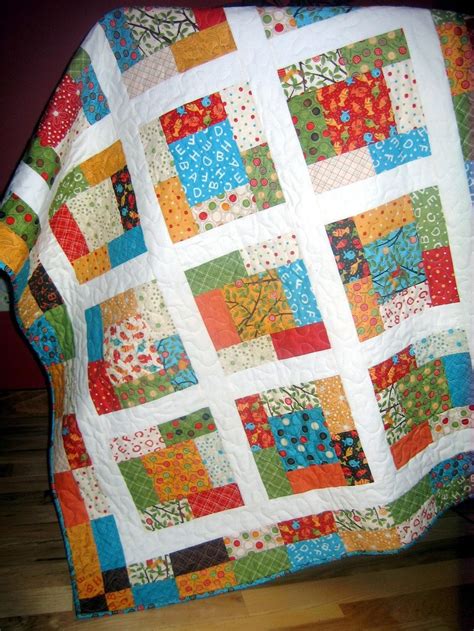 PDF Quilt Pattern Baby Or Lap Size Quick And Easy Charm Etsy