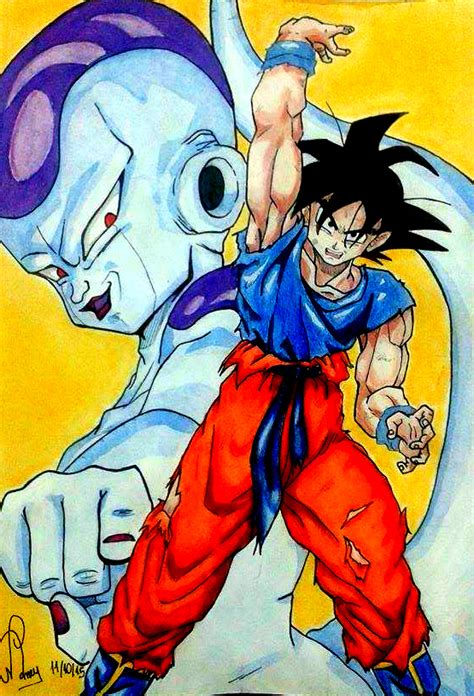 Fly to your back, at your right there will be two blowable rocks, it is one of them. Goku Vs Frieza by Princessnikoru on DeviantArt