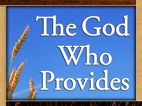 Why Gods Provision For You Is In A Place Called ‘there