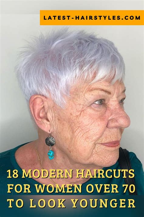 50 Stylish Hairstyles For Women Over 70 In 2023 Short Hair Older