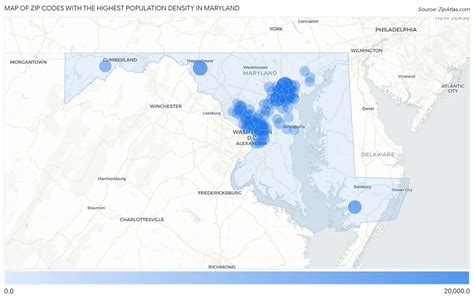 Highest Population Density In Maryland By Zip Code 2024 Zip Atlas
