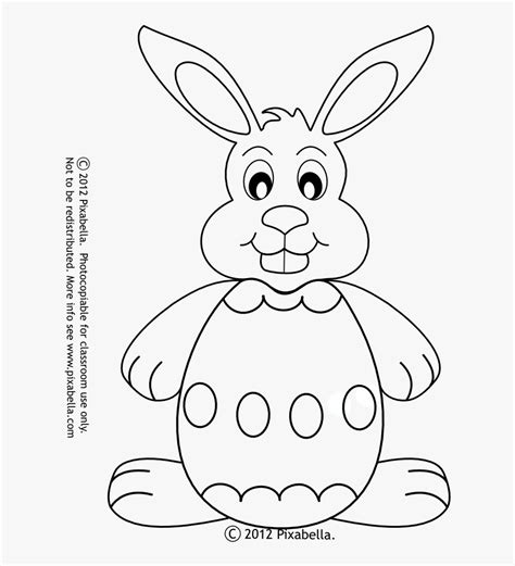 These Easter Bunny Outline Coloring Pages For Free Domestic Rabbit
