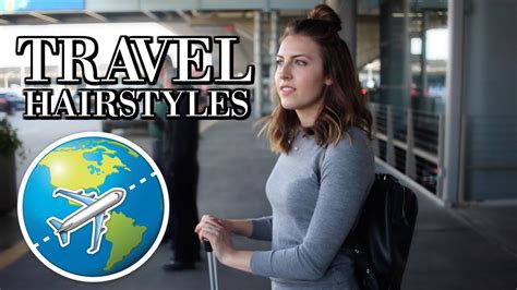 Easy Heatless Travel Hairstyles Youtube