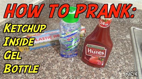 How To Prank Ketchup Inside Gel Bottle April Fools Day Prank Nextraker Youtube