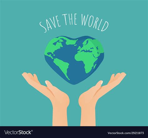 Happy Earth Day Or World Environment Day Poster Vector Image