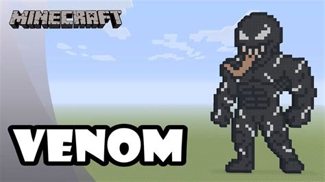 Minecraft Pixel Art Tutorial Venom Venom Movie Youtube