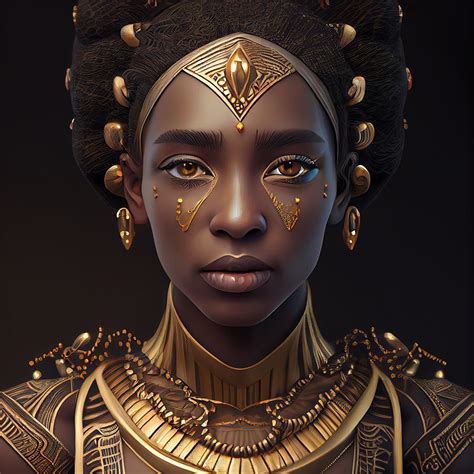 nubian queen 1 digital art by artist metu fine art america