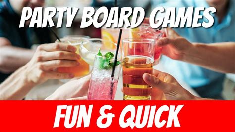 Top 10 Party Games Quick And Fun Board Games Youtube